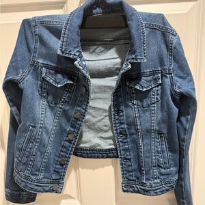 Tractr Dark Blue Denim Jacket